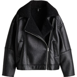 H&M Tweezijdig Bikerjack - Zwart