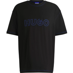 HUGO BOSS Nitlogo Loose Fit T-shirt - Black