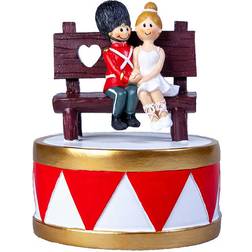 Det Gamle Apotek Music Box with Soldier & Ballerina