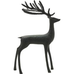 The Christmas Gift Co Deer Black Figurine 44cm