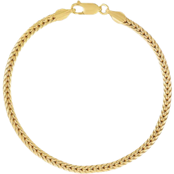 Esquire Squared Franco Link Chain Bracelet - Gold