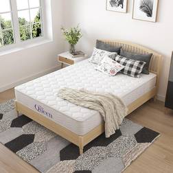 NapQueen 8 Inch Innerspring Full Size Medium Firm Memory Foam Polyether Mattress