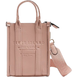 River Island Mini Debossed Cross Body Bag - Pink