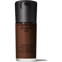 MAC Studio Fix Fluid 24H Matte Foundation SPF15 NC65