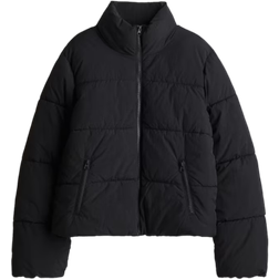 H&M Nylon Puffy Jacket - Negro