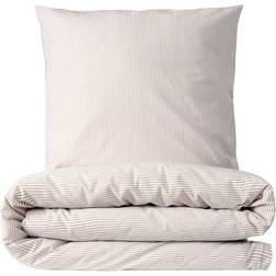 SOVELAND Bedding Nano Crepe Dynebetræk Guld, Hvid (200x140cm)