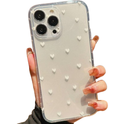 Shein Phone Case with Heart Pattern for iPhone 13/14/16 Pro Max