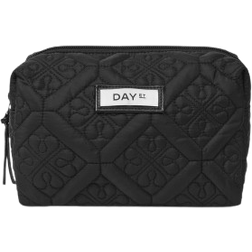Day Et Medium Floral Quilt Toiletry Bag - Black
