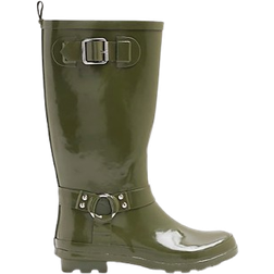 River Island Rubber Wellington Boots - Khaki
