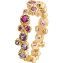 Mads Z Luxury Rainbow Ring - Gold/Multicolour