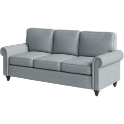 Lark Manor Yalaha Light Gray Sofa 78" 3 Seater