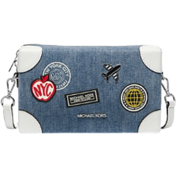Michael Kors Jeanie Small Embellished Crossbody Bag - Denim