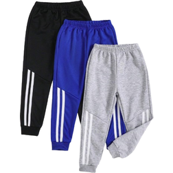 Shein Young Boy Elastic Waist Contrasting Color Casual Jogger Pants