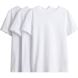 H&M T-shirts 3-pack - White (0568593005)