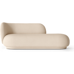 ferm LIVING Rico Divan Left Brushed Off-White Sofa 203cm