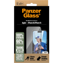 PanzerGlass Skærmbeskyttelse iPhone 15/16