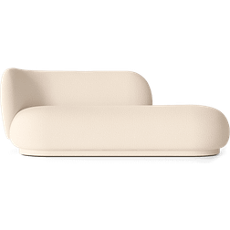 ferm LIVING Rico Left Wool Bouclé Off White Sofa 203cm