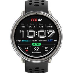 Amazfit Active 2 AMOLED Digitale 466 x 466 Pixel Touchscreen GPS Argento