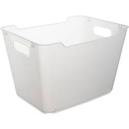 Keeeper Lotta 20.0 Liter Gennemsigtig Elegant Balje Med Håndtag Opbevaringsboks