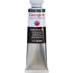 Daler Rowney Georgian Water Mixable Oil Colour Vandyke Brown Hue 37ml