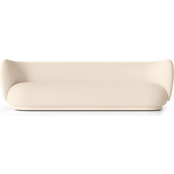 ferm LIVING Rico Wool Bouclé Off White Sofa
