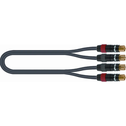 Quik Lok 2xRCA - 2xRCA M-M 1.5m