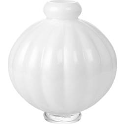 Louise Roe Balloon Opal White Vase 25cm