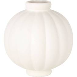 Louise Roe Balloon Raw White Vase 25cm