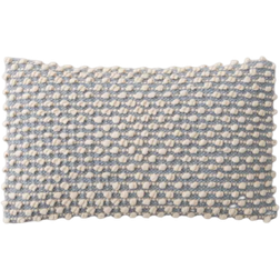 Dunelm Jersey Cushion Cover Blue, White (50x30cm)