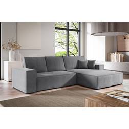Fun-Möbel Corunia Grey Sofa 294cm 4-Sitzer