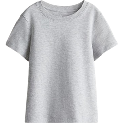 H&M Cotton T-shirt - Light Grey Marl (0611503063)