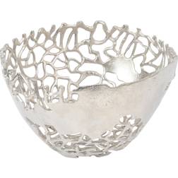 Beachcrest Home Chestle Aluminium Decorative - Silver Bowl