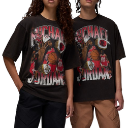 adidas Jordan Flight Essentials Men's Oversized T-shirt - Black/Varsity Red