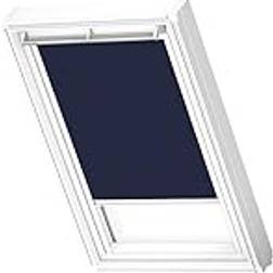 Velux Original Takfönster Mörkläggningsgardin för MK08 Mörkblå Med Vit Styrskena 78x140cm