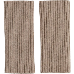 H&M Rib-Knit Wrist Warmers - Beige