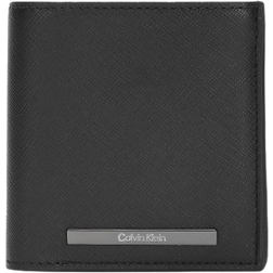 Calvin Klein Modern Bar Tri Fold Wallet - Ck Black