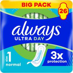 Always Ultra Day Sanitary Towels Normal Size 1 26 Pads