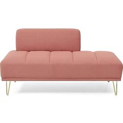 Cesicia Modern Pink Sofa 56.3" 2 Seater
