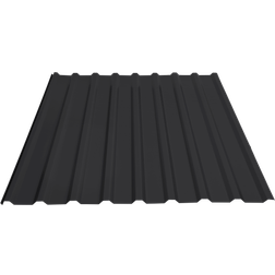 Profiltech Sort TP18 Ståltrapezplade 250x107x0.5cm - RAL 9005