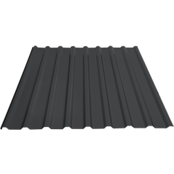 Profiltech Grå TP18 Ståltrapezplade 250x107x0.5cm - RAL 7024