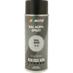 Motip RAL 9005 Lackfärg Matt Deep Black 0.4L