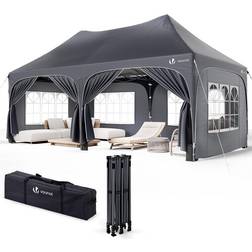 Vounot 3m x 6m Pop Up Gazebo with 6 Removable Sidewalls