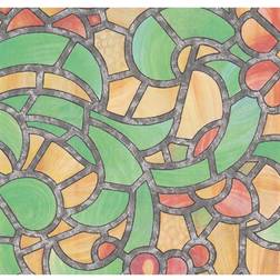 Selvklæbende Folie Reims Green Yellow 45 x 200 cm Vinduesfilm