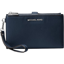 Michael Kors Adele Leather Smartphone Wallet - Blue - ONE