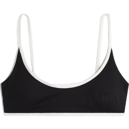 H&M Padded Bikini Top - Black/White