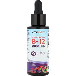 Vitamatic Methylcobalamin B12 Natural Berry 5.000 Mcg 2 fl oz