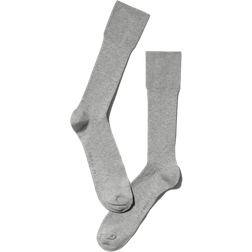 CDLP Mid Length Rib Socks - Grey Melange