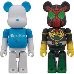 Medicom Toy Bearbrick x A-Nation x Kamen Rider 2-Pack