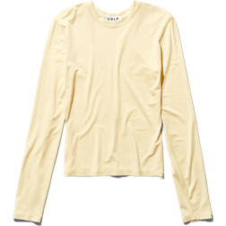 CDLP Lightweight Long Sleeve t-Shirt Panna Cotta