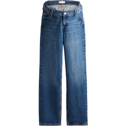 H&M MAMA Before After Straight Low Jeans - Blue